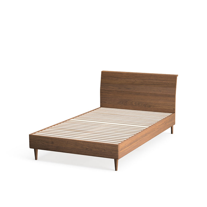 スタンダードベッド　ベッドフレームのみ /ハイバックタイプ /セミダブル /ウォルナット