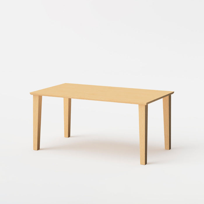 テーブル（長方形天板×角テーパー脚）/W150/船底面型/ビーチ