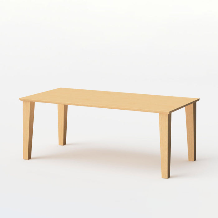 テーブル（長方形天板×角テーパー脚）/W180/船底面型/ビーチ