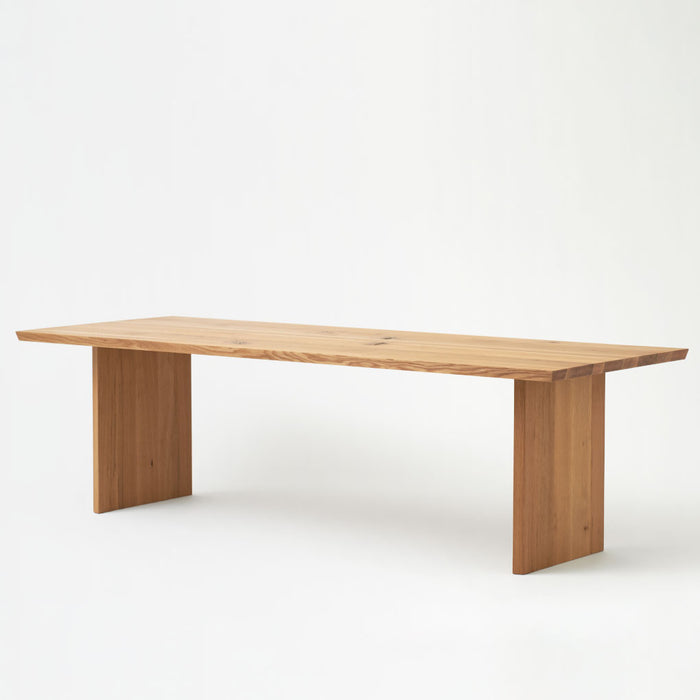 テーブル（板脚）/W165 /脚位置（外側）/ホワイトオーク（節入り）