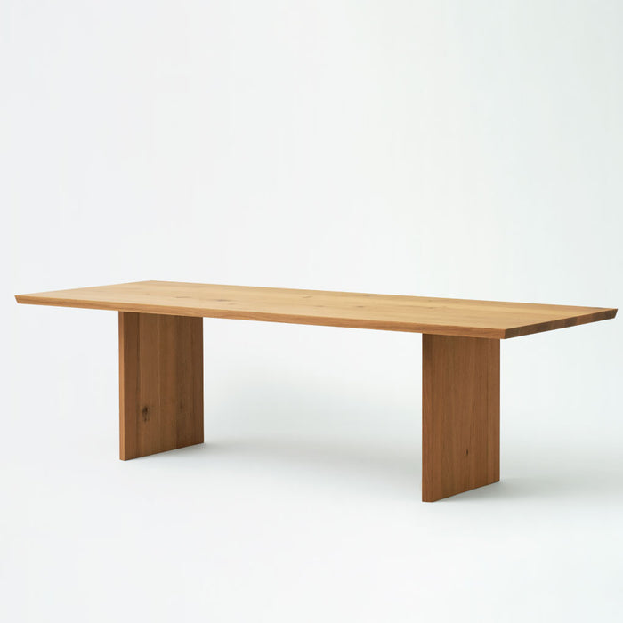 テーブル（板脚）/W240 /脚位置（内側）/ホワイトオーク（節入り）
