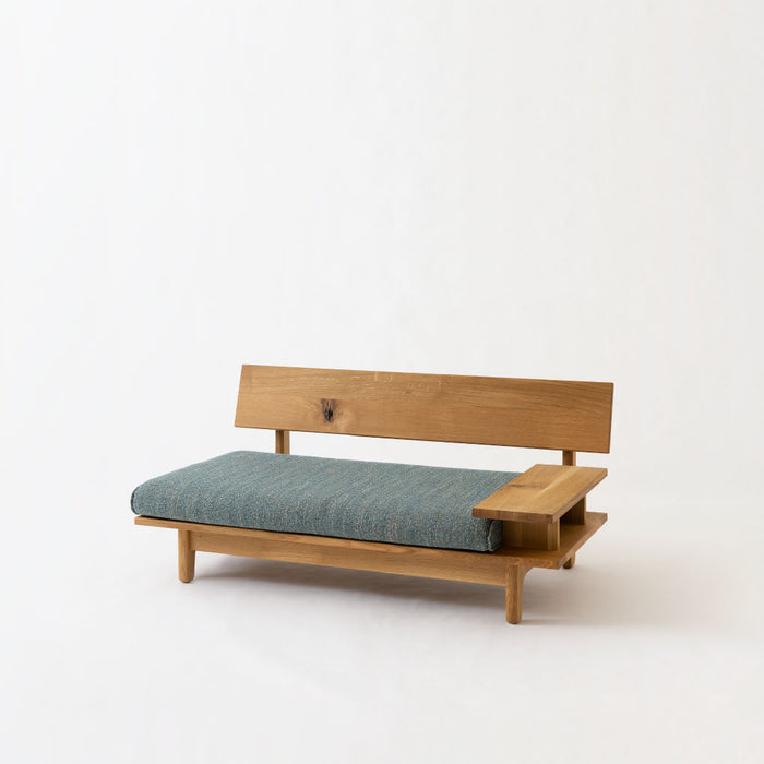 ソファ（片肘付き）/2P（幅147.5cm）/左肘付き /ホワイトオーク（節入り）