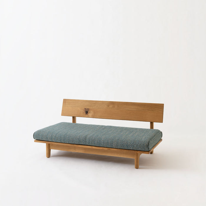 ソファ（肘なし）/2P（幅147.5cm） /ホワイトオーク（節入り）
